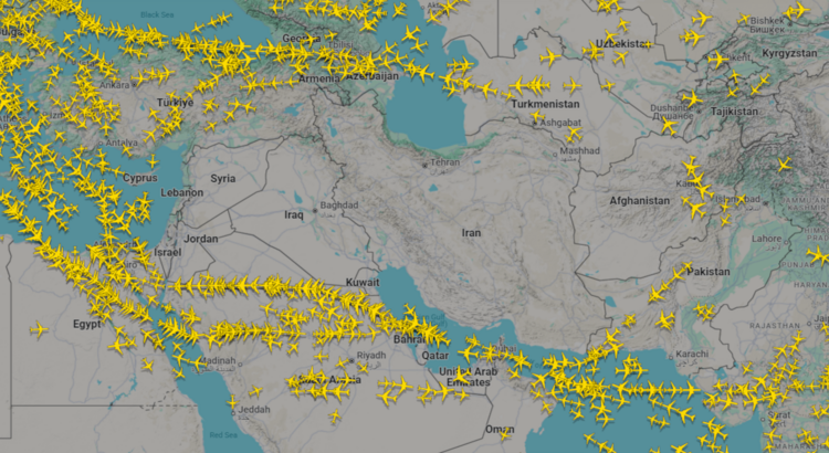 Flightradar24 Israel Iran 170625.png