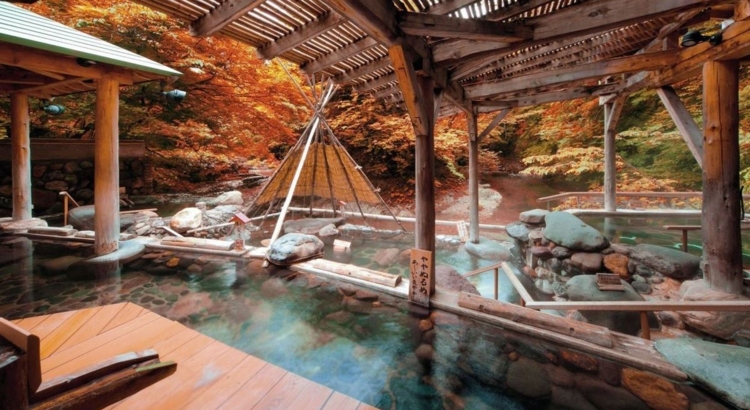 Japan Sakunami Onsen Foto Tohokukanko