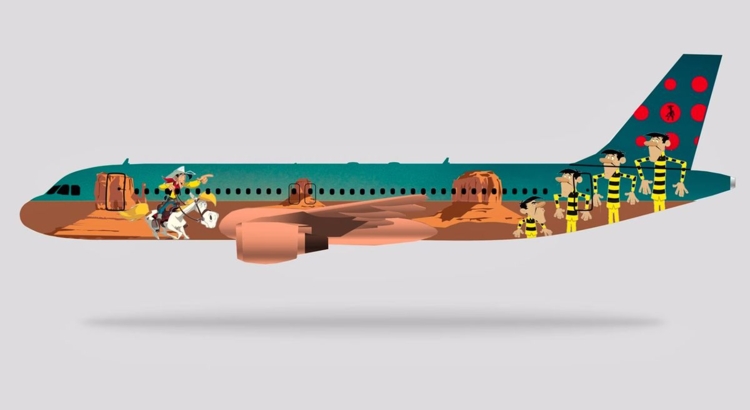 Brussels Lucky Luke Foto Brussels