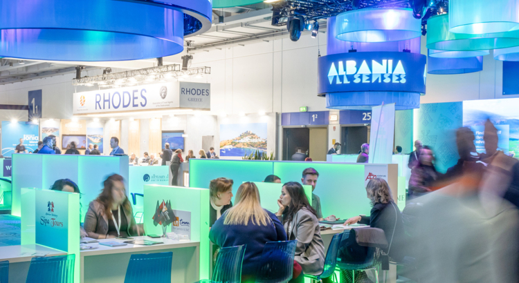 Albanien Messestand ITB Messe